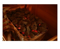 Savonia zamontowana w saunie