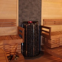 Tower wall w saunie